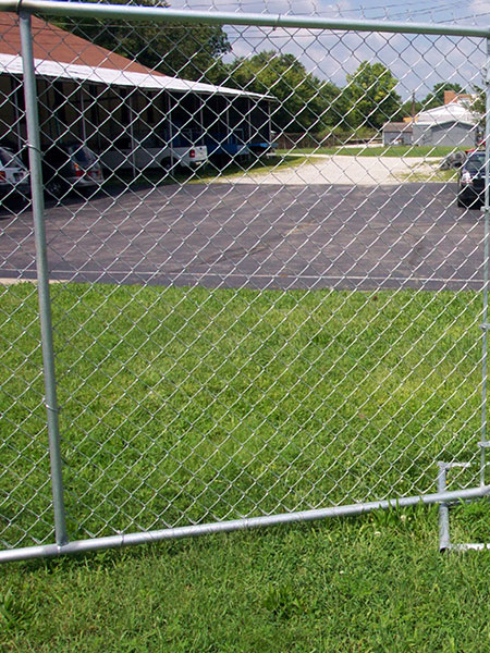 Chain link fence