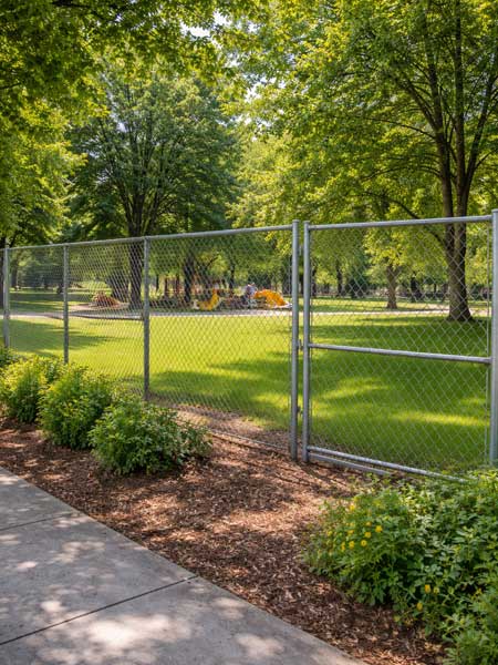 chain link fence
